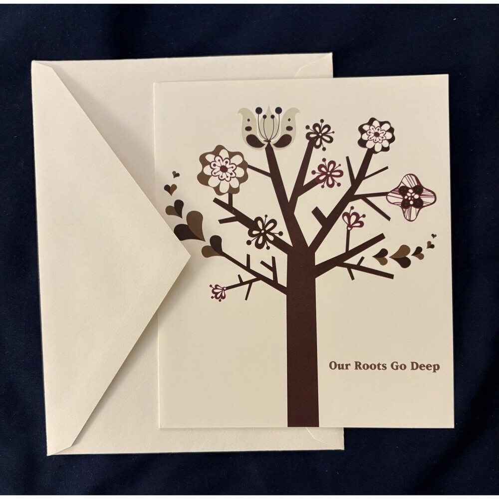 Friendship Card with White Envelope | Nature and Tree design by Habitat